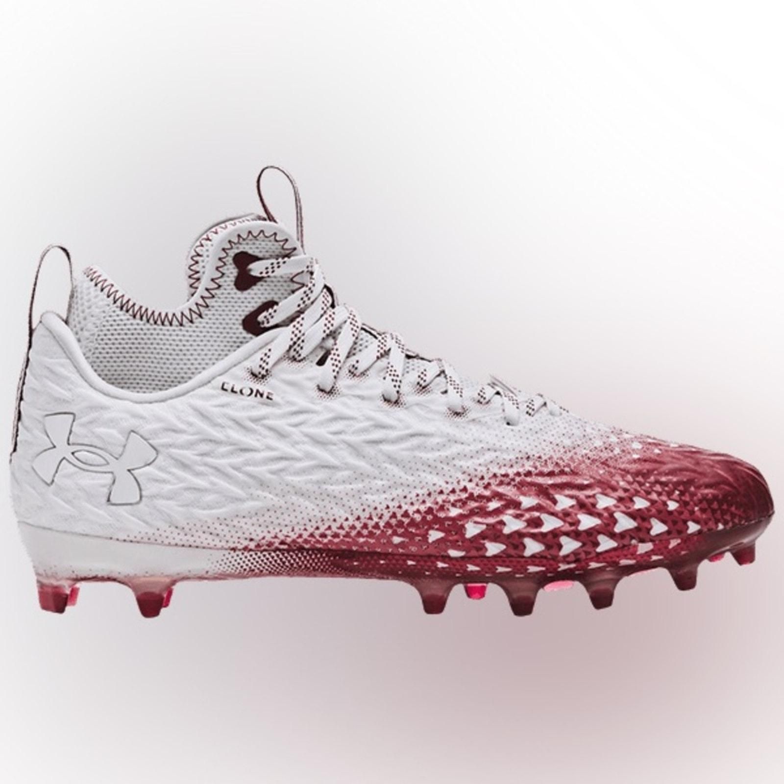 Under Armour Spotlight Clone MC 'White Cardinal' football