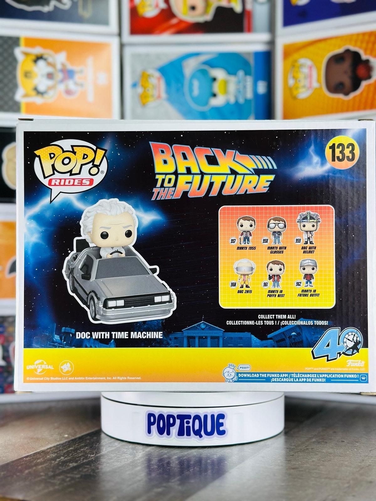 その他 Funko POP! time machine doc with clock Funko Back to the Future POP! Rides Doc with Time Machine