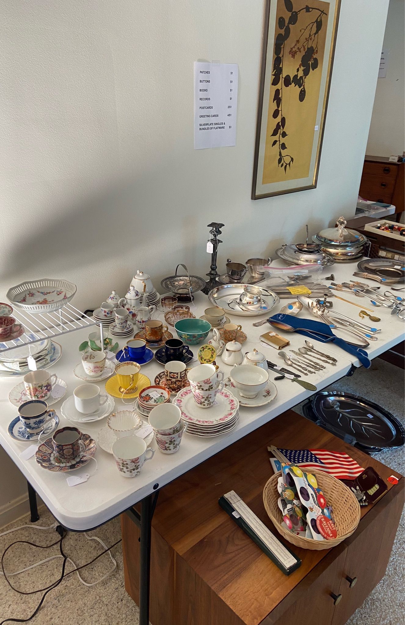 Whatnot Estate Sale Part 2! Linens, Teacups and more! Livestream by