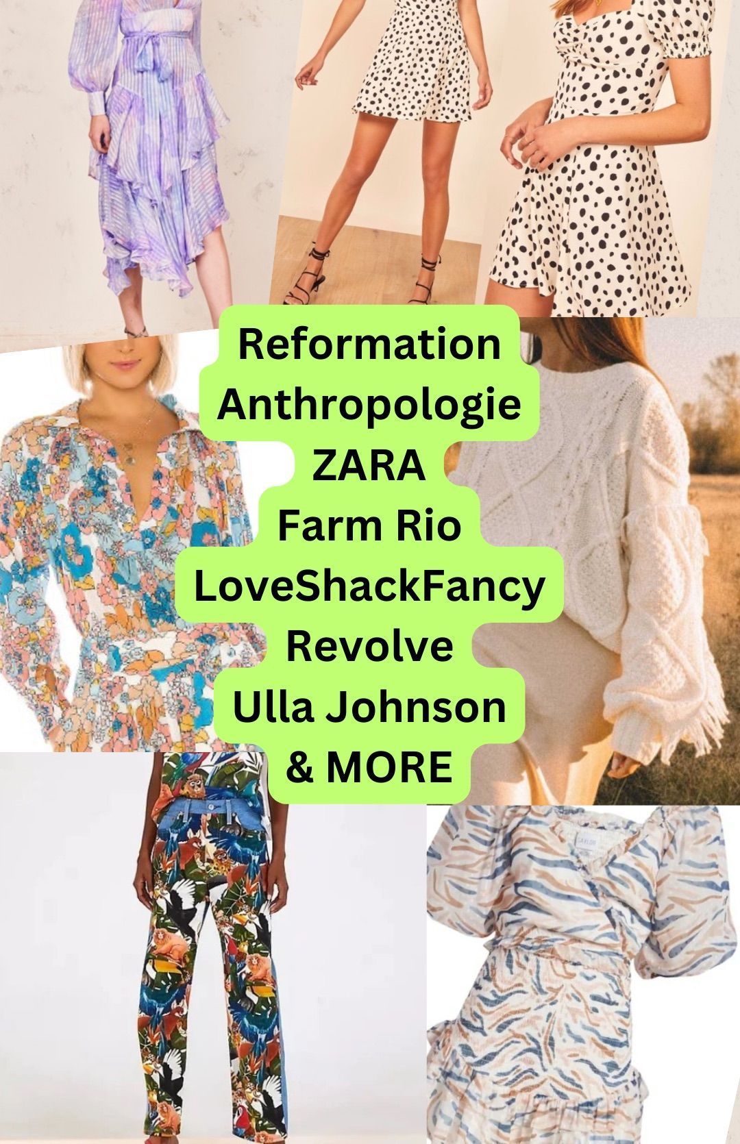 Whatnot   Weekly Favs: Free People, Farm Rio, Anthro, Skims, ZARA, Ulla