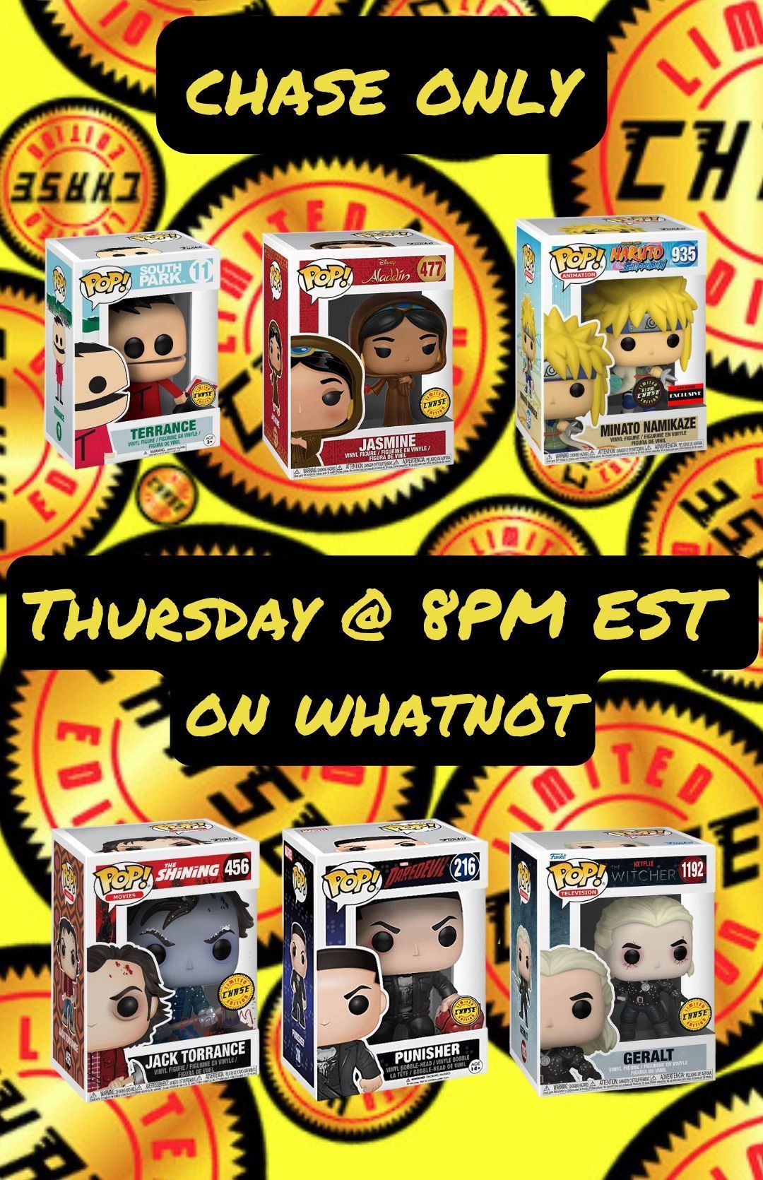 Whatnot Funko Chase Only Stream With Grails Livestream By Evend Funko Pop Figures