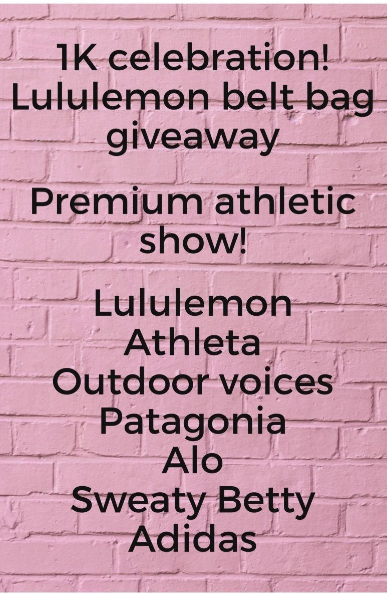 Whatnot Premium Athletic Show! Belt Bag Giveaway!! Lululemon, Free