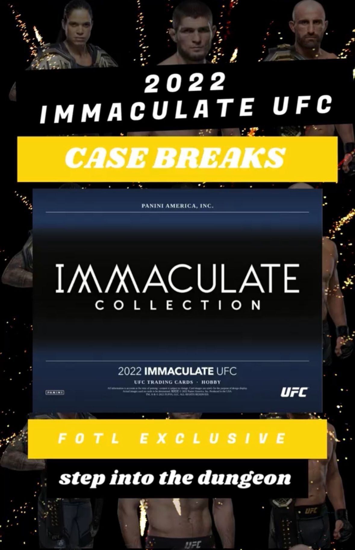 Whatnot 🚨2022 UFC IMMACULATE HOBBY EARLY RELEASE CASE BREAKS🚨