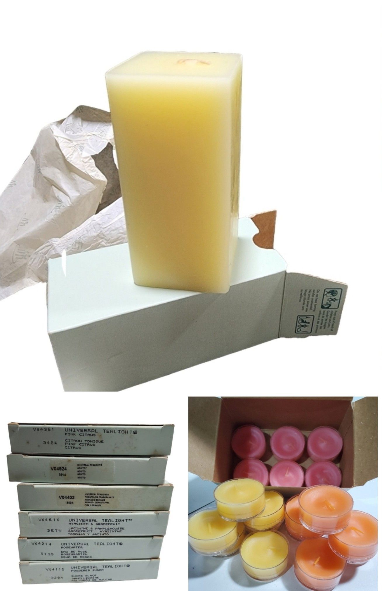 Whatnot CANDLES CANDLES CANDLES Partylite all new Scented damage