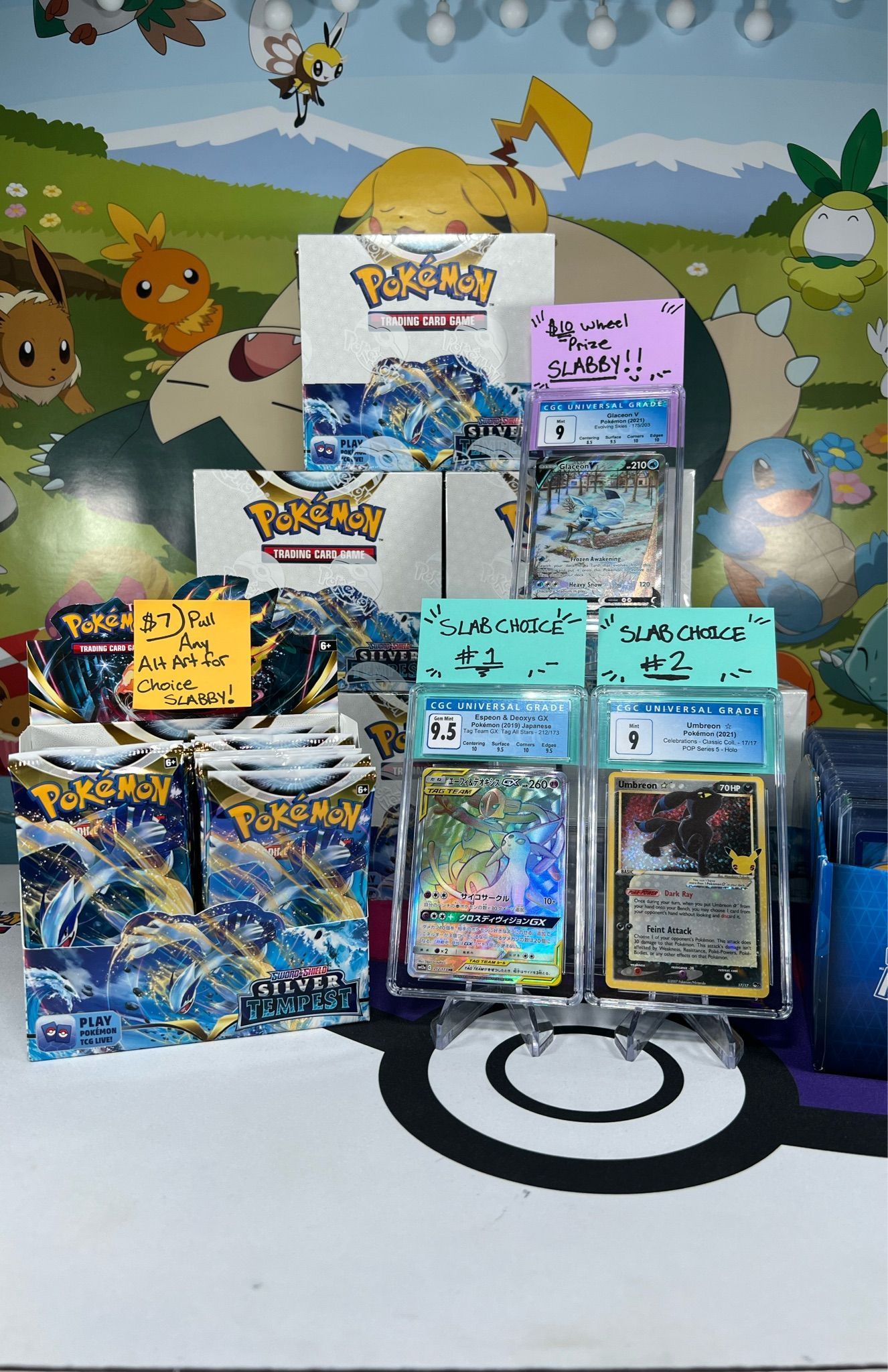 Whatnot 100 HITS🐐 GLACEON PRIZE🥶BOUNTY SLAB CHOICE⛽️ Livestream by