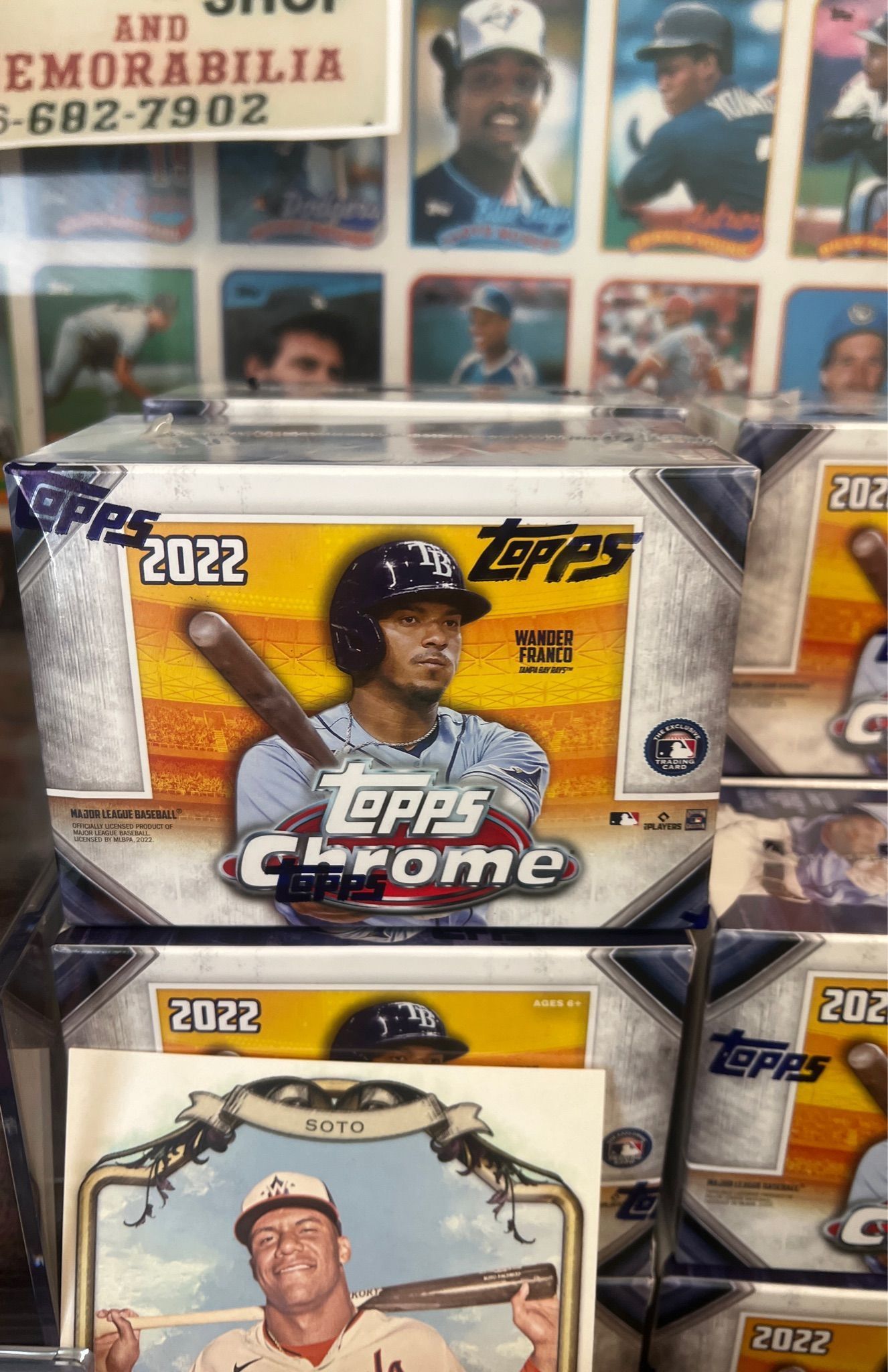 Whatnot   $1 Start Auction Pyt 22' Topps Chrome Blaster Livestream By