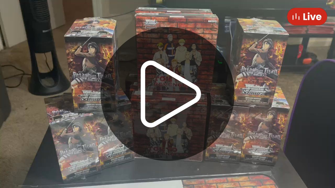 Whatnot Tokyo Revengers and AOT pack busts! Playmat giveaway