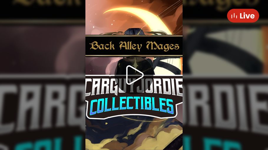 Whatnot BACK ALLEY MAGES L&S IS HERE!!! Livestream by carguyjordie 