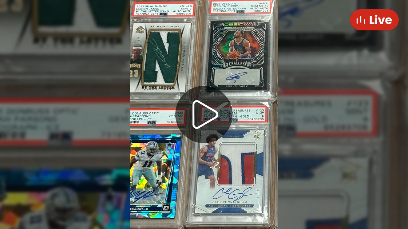 Whatnot - $1 SINGLES/SLABS ALL SPORTS HIGH END (AUTOS/RELICS/LOW #’d ...