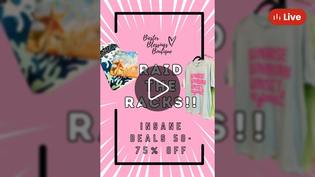 RAID THE RACKS!! INSANE DEALS 50%-75% OFF RETIAL!!! · @biesterblessings ...