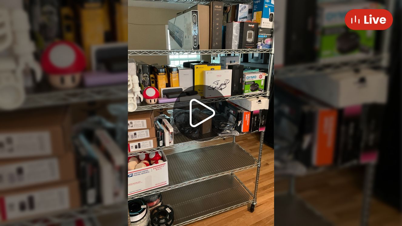 Whatnot Keyboards, Drones, label printers, and cookies? Livestream by