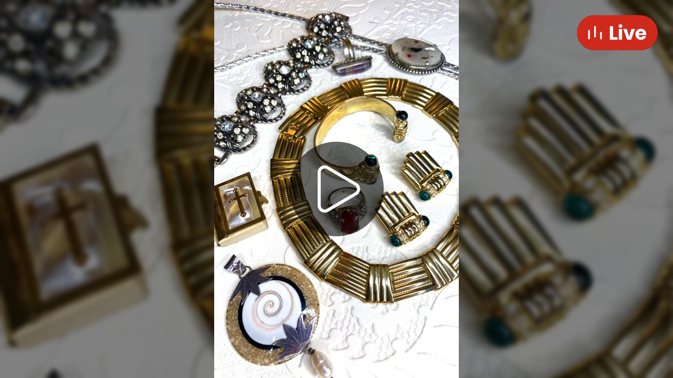 Whatnot   Sunday Flea Market Finds Vintage Jewelry Livestream By Mossay