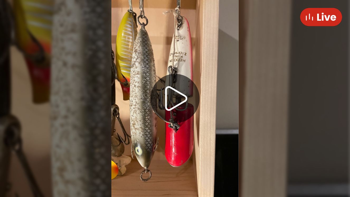 Whatnot Vintage Fishing Lure Show Livestream by vintageoutdoors fishing
