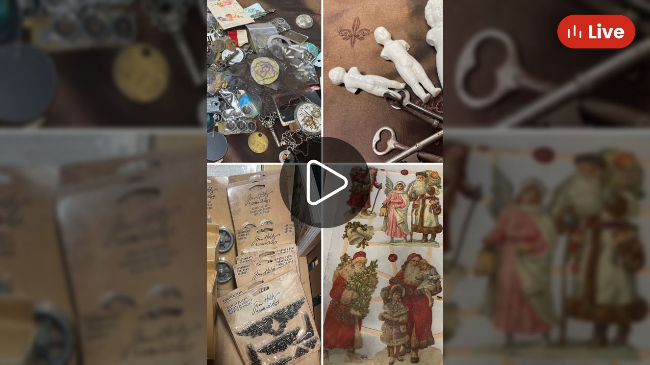 Whatnot Craft Supply Embellishments, Ephemera, Scrapbook Livestream