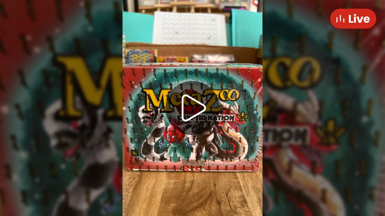 Whatnot kickstarter break Livestream by searchunderground metazoo