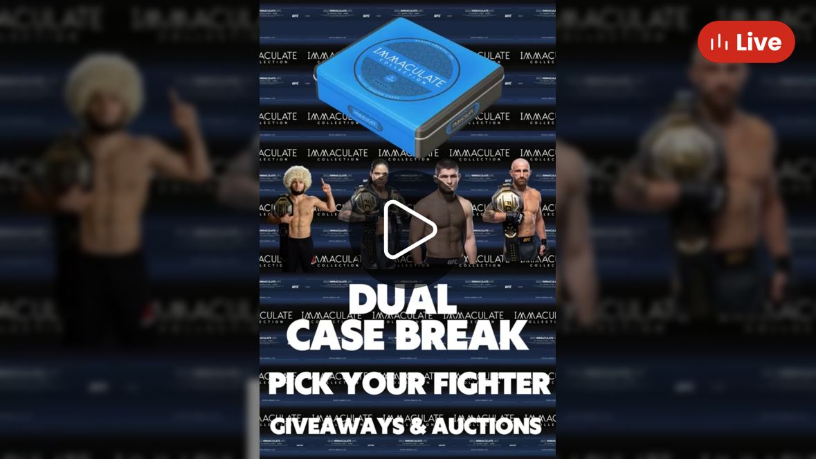 Whatnot 🚨DUAL CASE 2022 IMMACULATE UFC PICK YOUR FIGHTER 🚨 Livestream by msbwax ufc_breaks