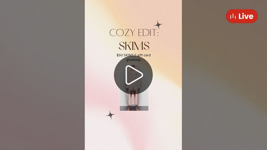 Whatnot - The Cozy Edit: ALL New SKIMS + $50 SKIMS Gift card giveaway ...