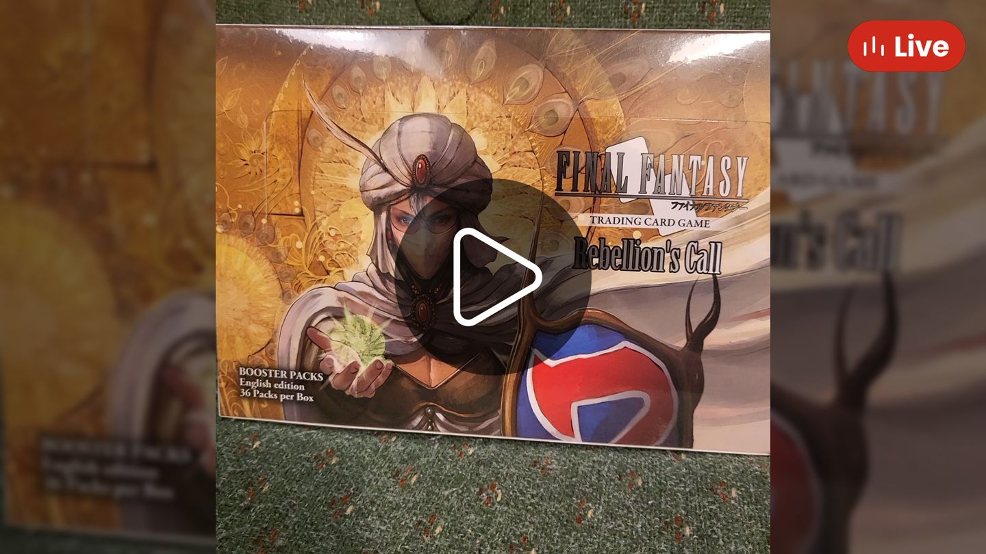 Whatnot !!NEW!! Final Fantasy TCG Rebellion's Call break! Livestream