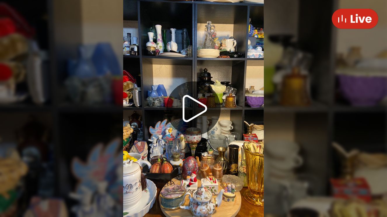 Whatnot Nifty thrifty’s estate, garage, thrift sale!!! Livestream by