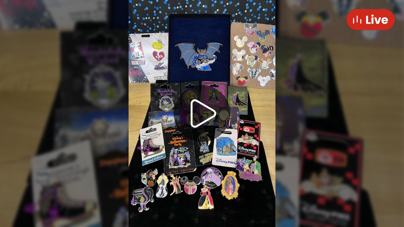 Whatnot 🦩🦩new Villains Pins Board Runs And New Pinventory🦩🦩 Livestream By Abegearhead