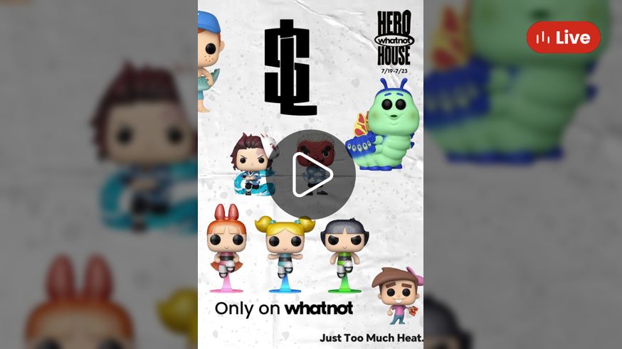 Whatnot   SDCC Hero House   Funko Pop Con Stickers ONLY Livestream By