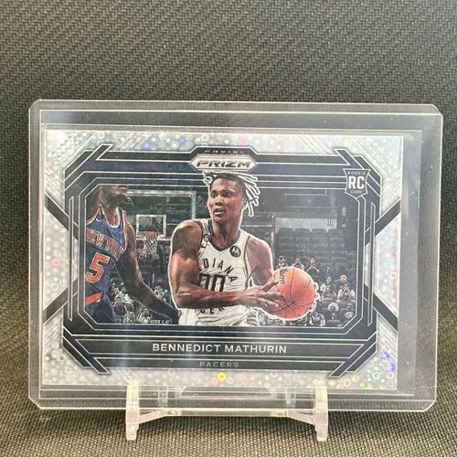 2022-23 panini prizm fast break silver disco benedict mathurin SSP