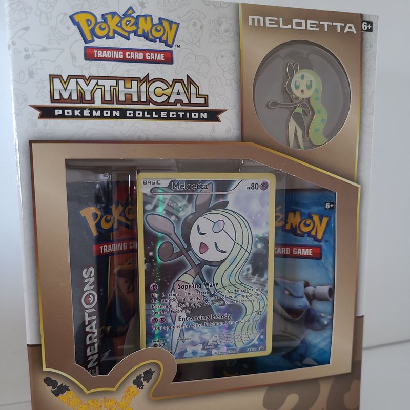 Verified Pokémon TCG Mythical Pokémon Collection (Meloetta) by