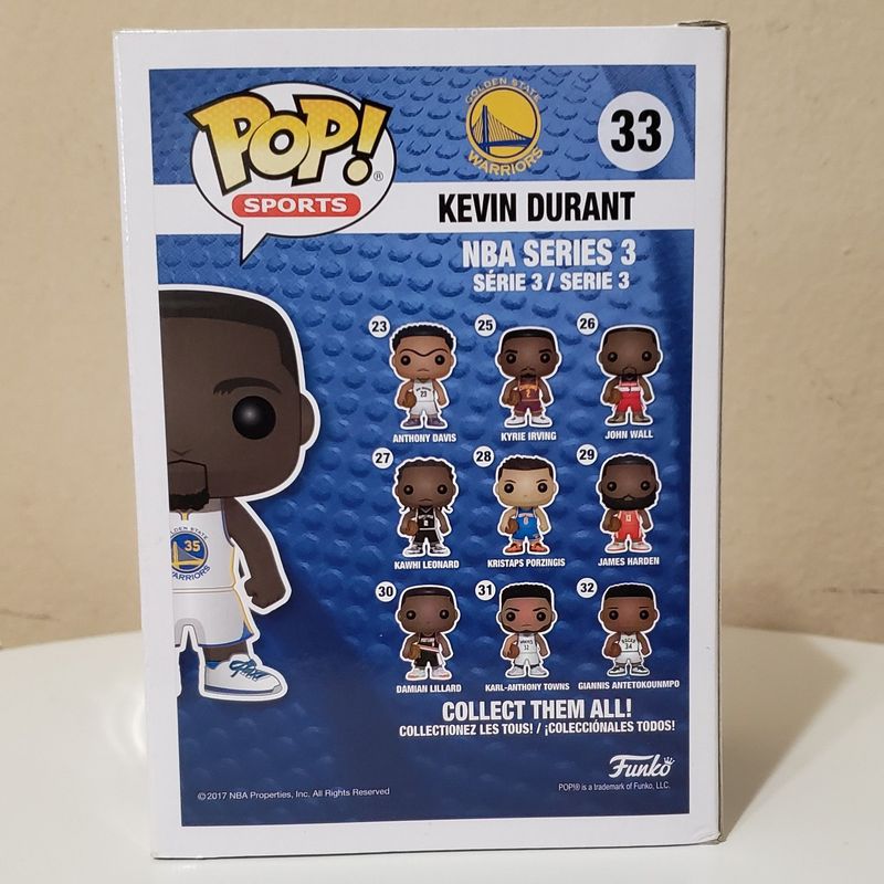 Funko Pop! NBA Kevin Durant Warriors-