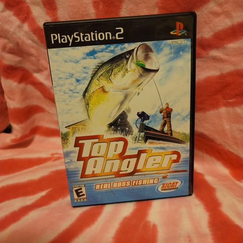 Top Angler Real Bass Fishing PS2 PlayStation 2 Complete - Good Shape