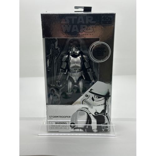 STAR WARS CARBONIZED STORMTROOPER BLACK SERIES 6' ACTION FIGURE SEALED ...