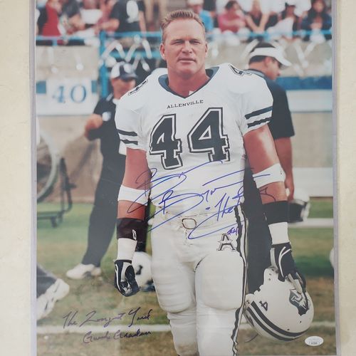 Brian Bosworth NFL Memorabilia, Brian Bosworth Collectibles, Verified  Signed Brian Bosworth Photos