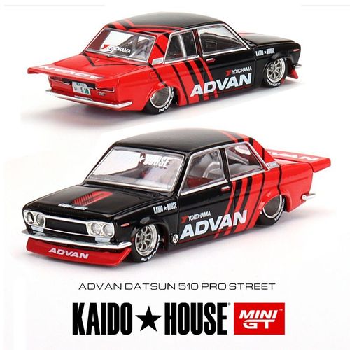 Kaido House X Mini GT Datsun 510 Pro Street Advan Edition | Whatnot