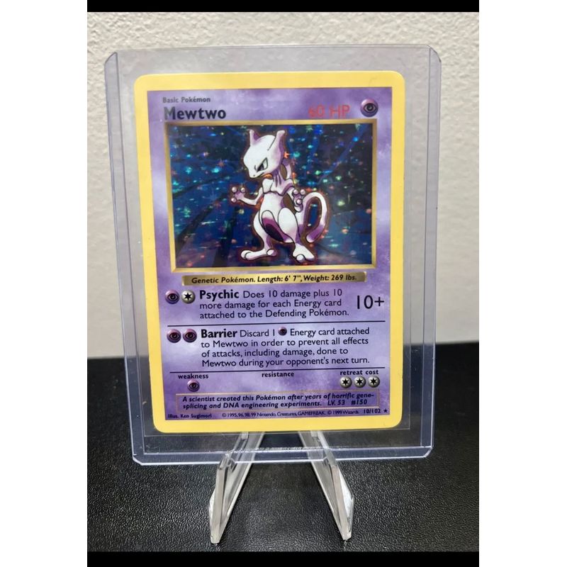 Verified Mewtwo Base Set Shadowless By Pokemon Cards Whatnot 