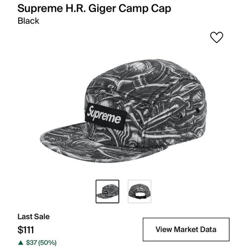 💀 SUPREME GIGER CAMP HAT 🧢 | Whatnot