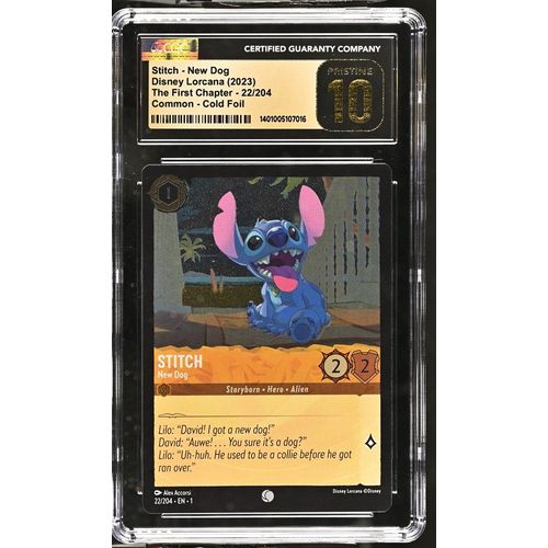 Stitch - New Dog cold foil CGC Pristine