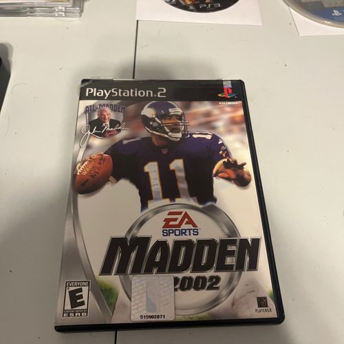 Madden 2002 Football Sony Playstation 2 Game