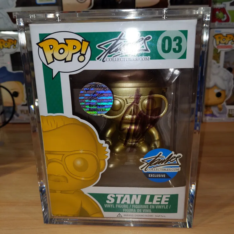 Metallic gold deals and platinum stan lee