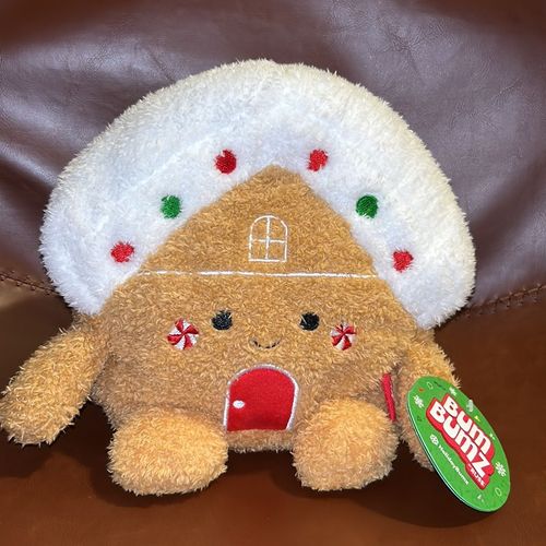 Squishmallows 12 Gingerbread House Georgette Plush Toy, 12 in