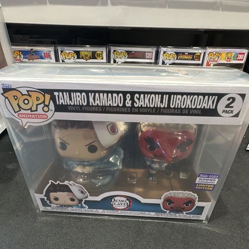 Pop! Tanjiro Kamado & Sakonji Urokodaki 2-Pack