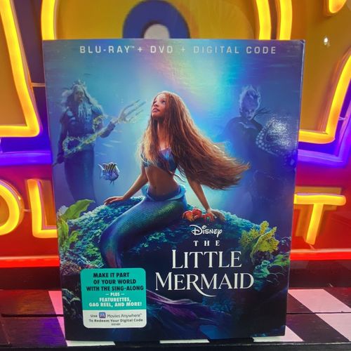 The Little Mermaid 2023 (Blu-Ray + DVD+ Digital Code) w/ Slipcover