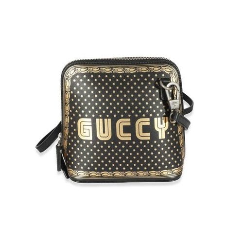 Gucci X Guccy Sega Script Dome Mini Crossbody Bag -NEW