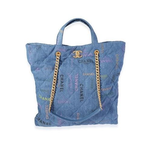 CHANEL Pre-Owned Denim Mood Tote Bag - Farfetch