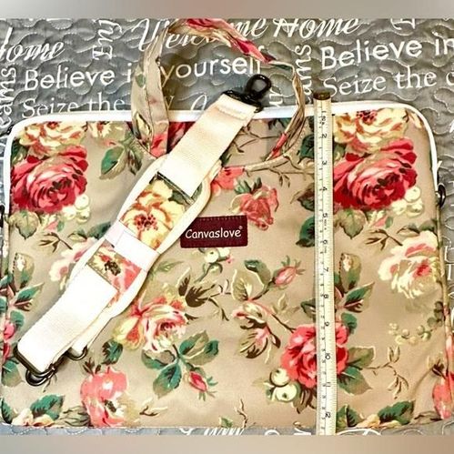 Canvaslove Floral Laptop Bag 16X 11 Brand New Whatnot