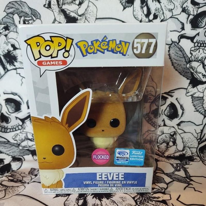 eevee flocked funko