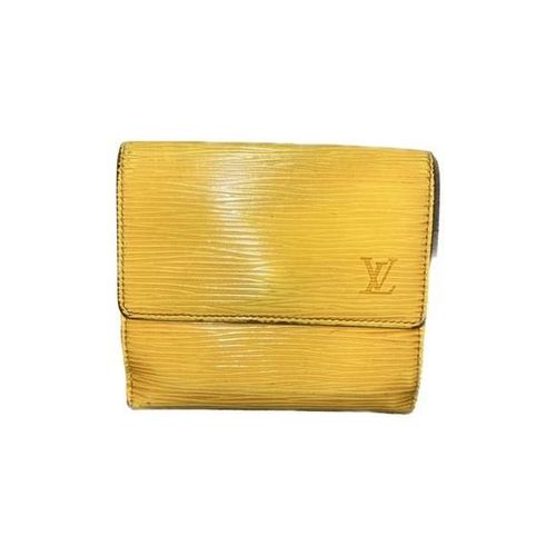 Louis Vuitton Louis Vuitton Porte Billets Yellow Epi Leather