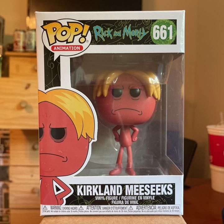 kirkland mr meeseeks funko pop