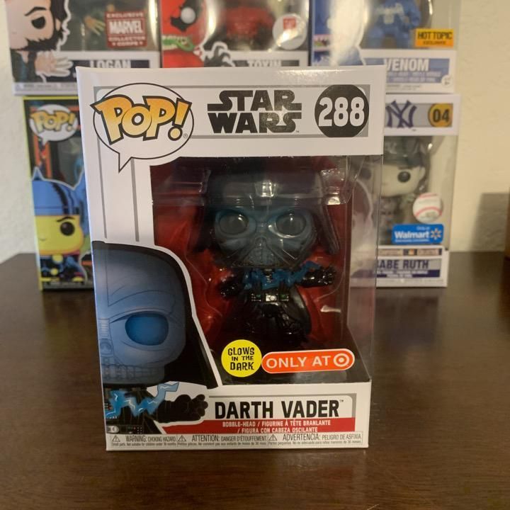 darth vader electrocuted pop glow in the dark
