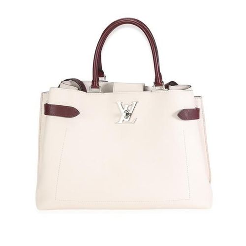 Gorgeous NEW Louis Vuitton LOCKME Day Tote Grained Calf Leather 12x9x6