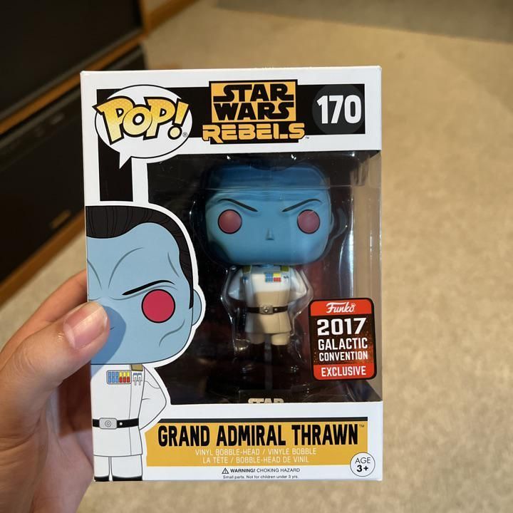 Verified Grand Admiral Thrawn (Rebels) [Galactic Convention] Funko Pop