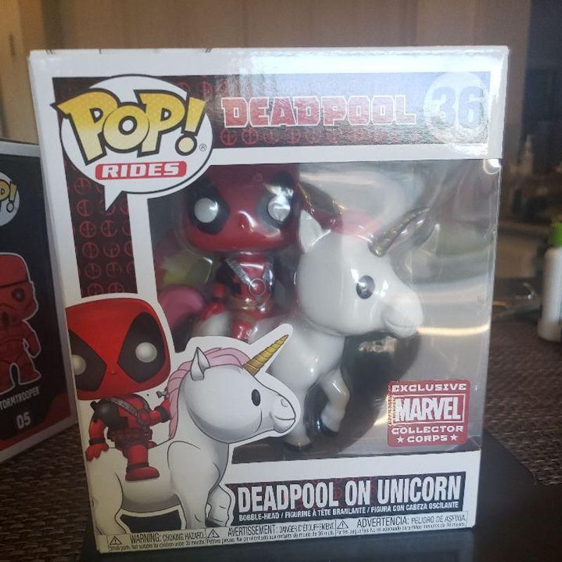 Deadpool On Unicorn